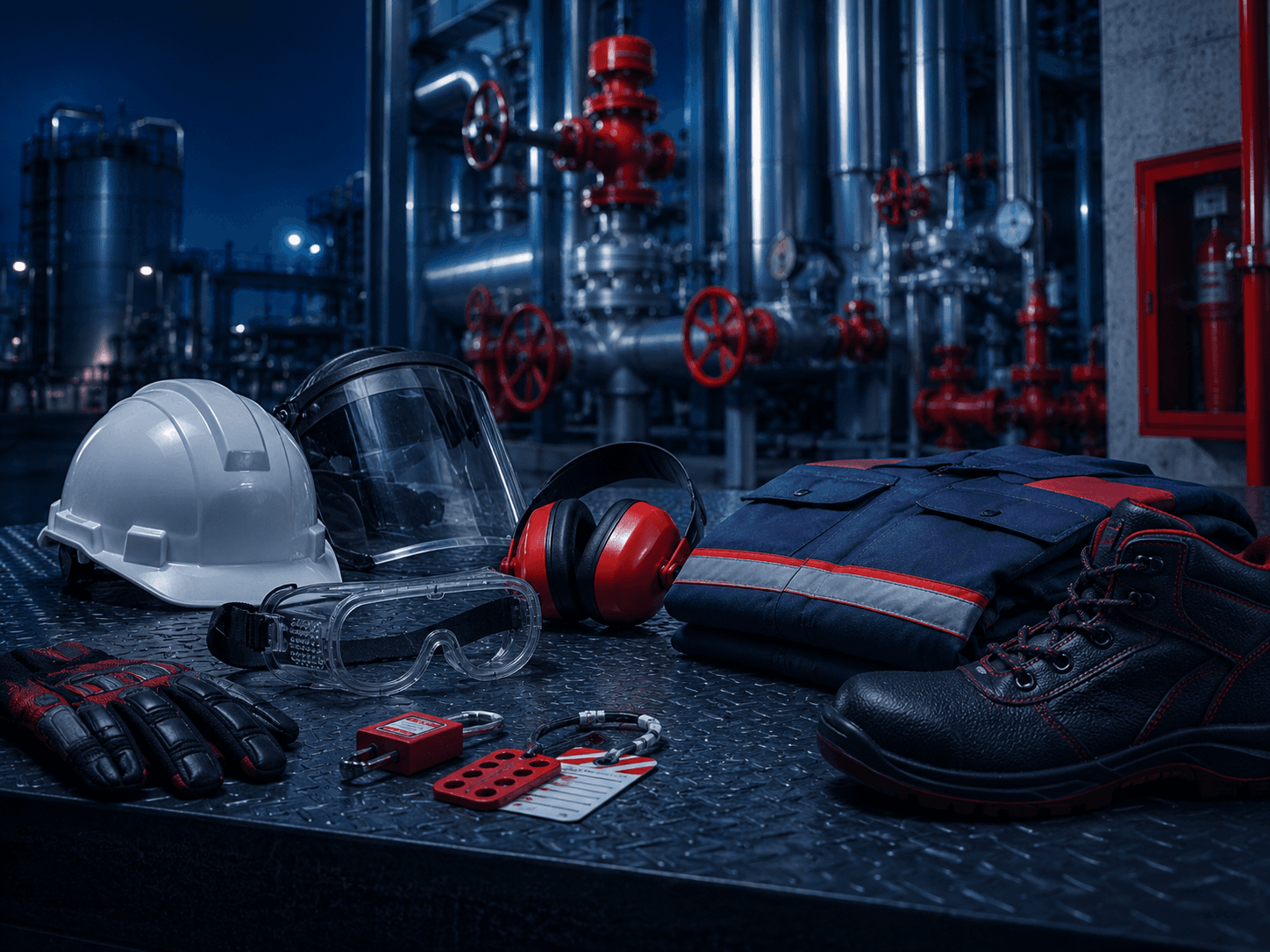 Elementos de seguridad industrial y protección personal