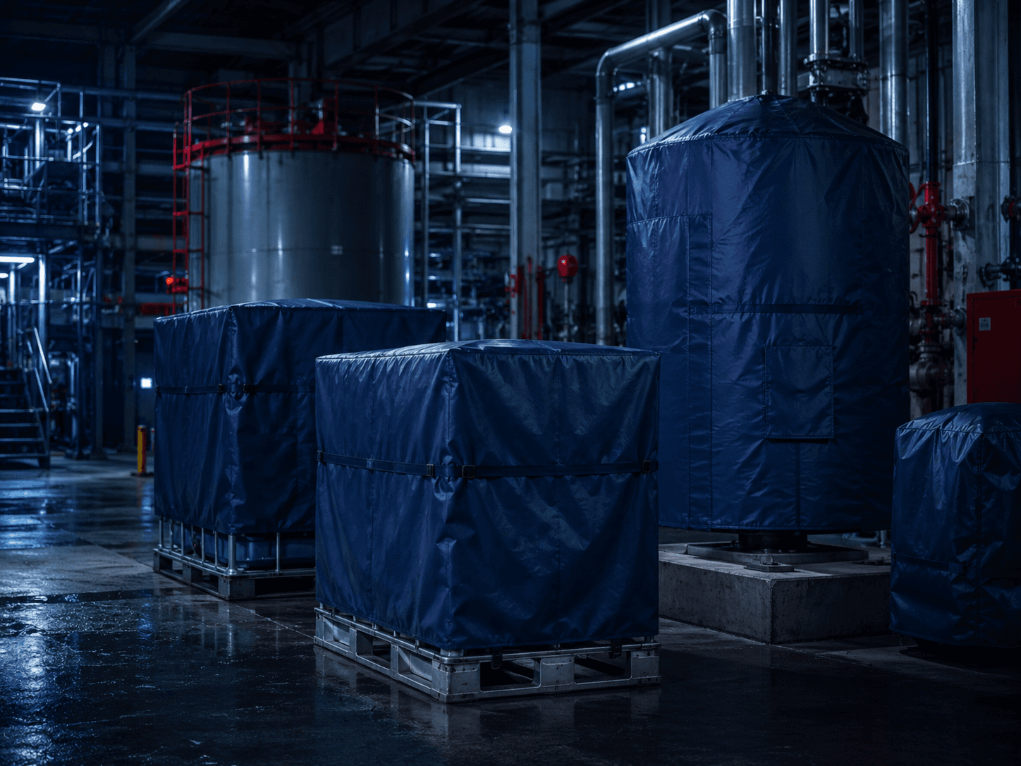Forros de protección para equipos y activos industriales